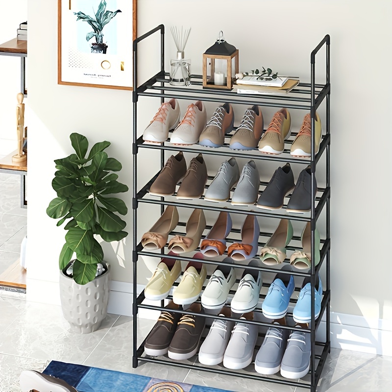1pc Simple Household Shoe Rack For Bedroom Entryway, Minimalist Four Layers Shoe  Storage Organizer