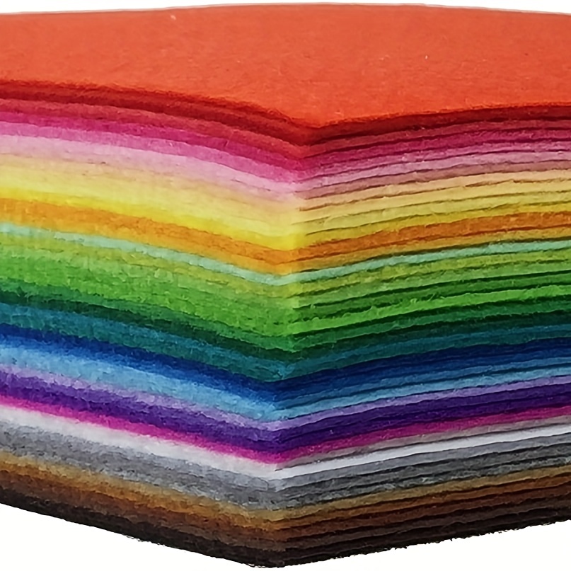 40Pcs Stiff Felt Fabric Sheets, 4 x 6 inches Craft Felt Sheets Assorted  Color 1mm Thick Stiff Craft Felt for DIY Crafts, Sewing, Crafting Projects  