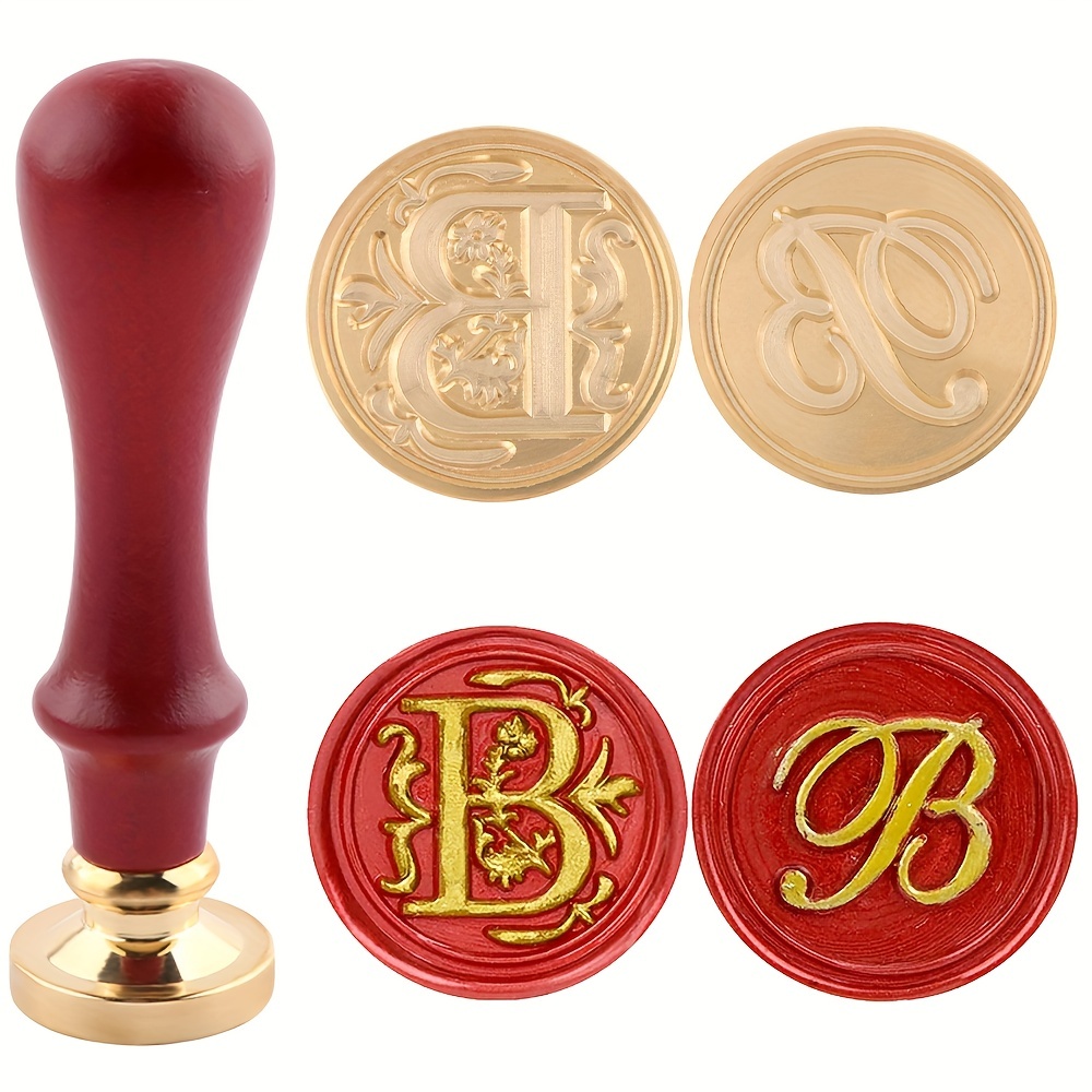 A M Classic Various Letter Seal Wax Stamp Brass Head D - Temu