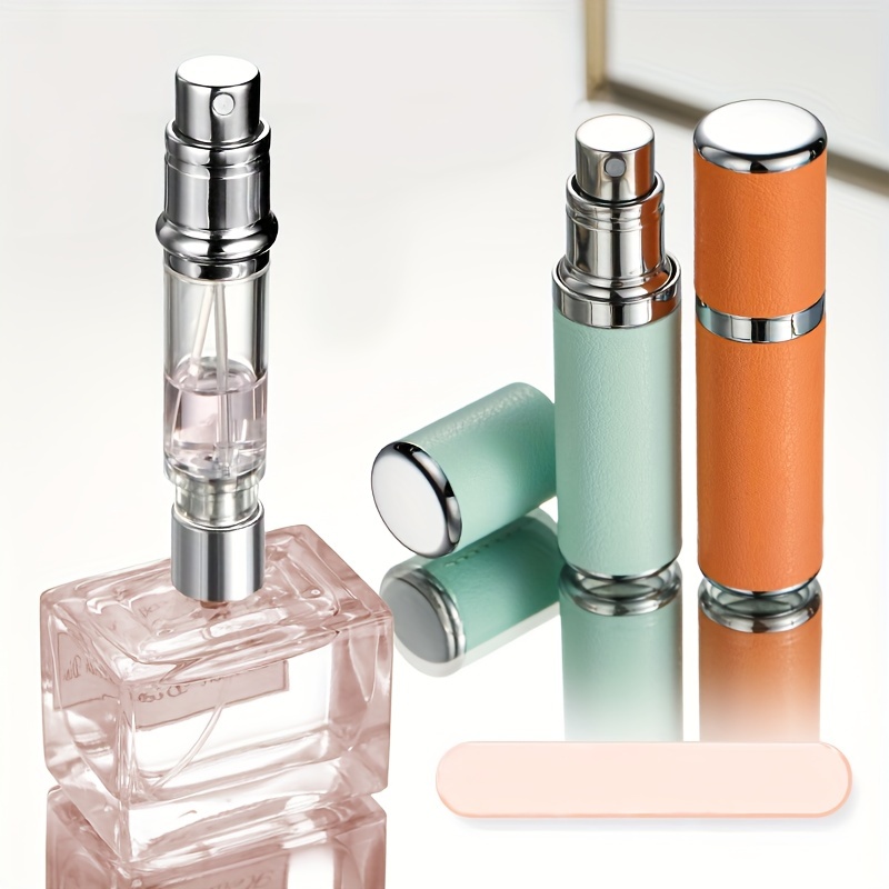Leather Bottle Refill Atomizer  Perfume Dispenser Spray Bottle