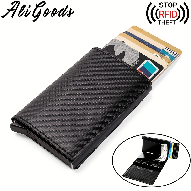 Men's Wallet Foldable Small Money Purses Leather Wallet Luxury Credit Card
