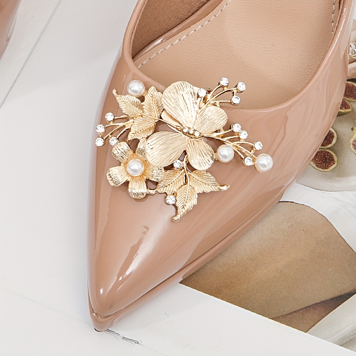 Trendy Leaf Shoe Clip Shoes Decoration Shoe Buckle Dress - Temu