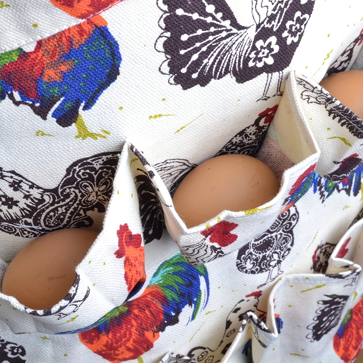 Backyard Barnyard 12 Pocket Soft Durable Denim Egg Gathering Apron FREE  RUSTIC GIFT BAG INCLUDED! Collecting Chicken Duck Quail Poultry Eggs