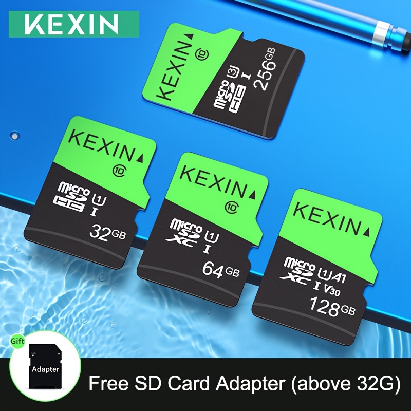 KEXIN Carte Micro SD 256 Go Contient Adaptateur SD, Carte Mémoire