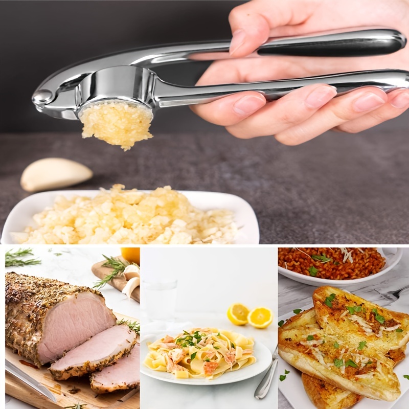 Food Grade Stainless Steel U shaped Garlic Press Rocker - Temu