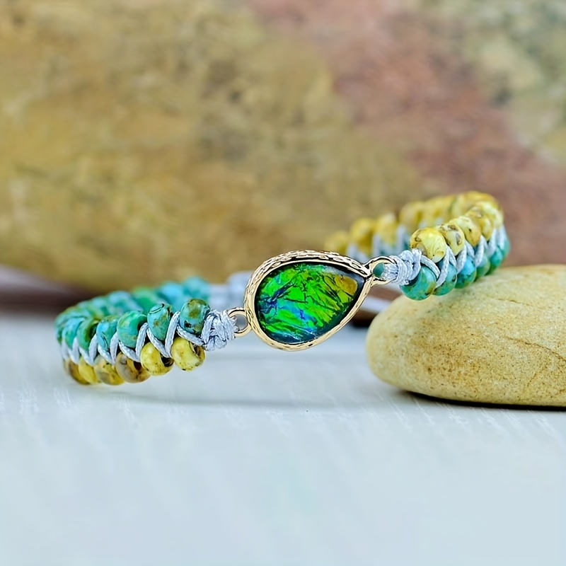 Colorful Braided Bracelet Boho Style Hand Jewelry - Temu