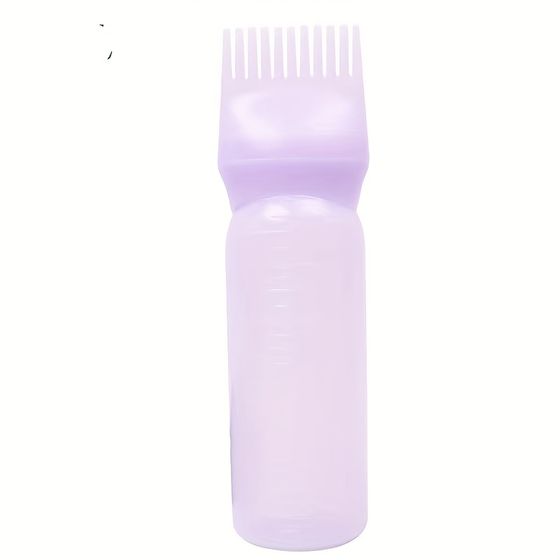  Scalp Bottle Applicator, Hair Dyeing Bottle with Graduated  Scale for Brush Shampoo Hair Color Oil Comb Applicator Tool, Professional  Hair Dye Brush Bottle (White) : Beauty & Personal Care