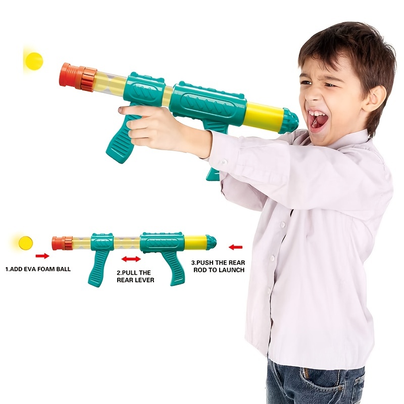 Juguete Juego Disparos 2 En 1 Niños: Pistolas Aire - Temu