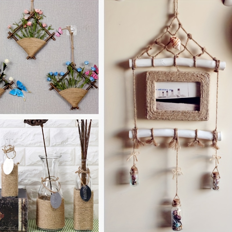 Hemp Rope Decoration Handmade Diy Retro Creative - Temu