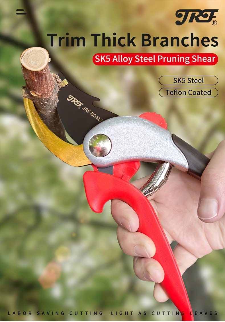 Garden Bypass Pruning Shears Heavy-duty Tree Trimmers And Rose Pruning  Shears Handheld Pruner Multipurpose Garden Shears For Gardening  Arboriculture Plants Bush - Temu