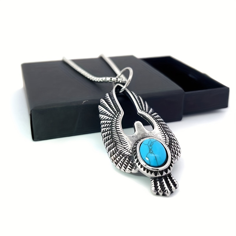 Vintage Mexican Silver Turquoise Brooch | Silver Warrior Pendant | discount Two Trees Pendant