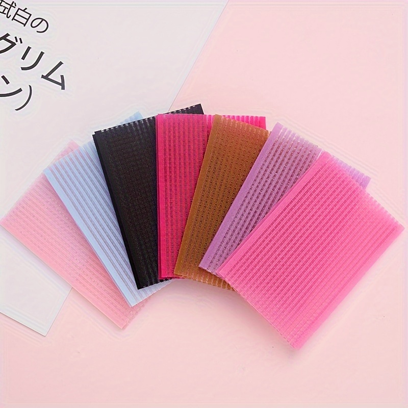 12pcs Magic Paste Hair Sticker Clip Bangs Fixed Seamless Posts Magic Tape  Fringe Hair Bang Patch Salon Hair Styling Tools