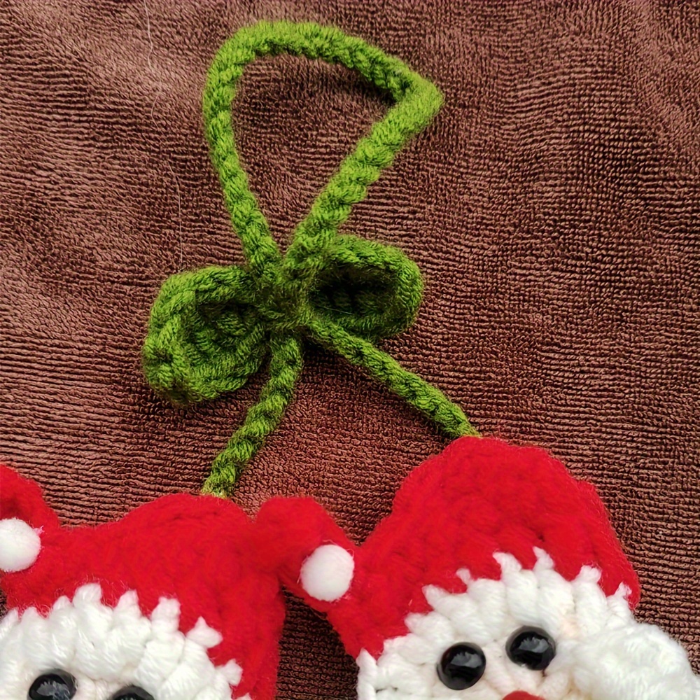 Santa Claus Car Decoration Cute Hand Braided Hanging - Temu