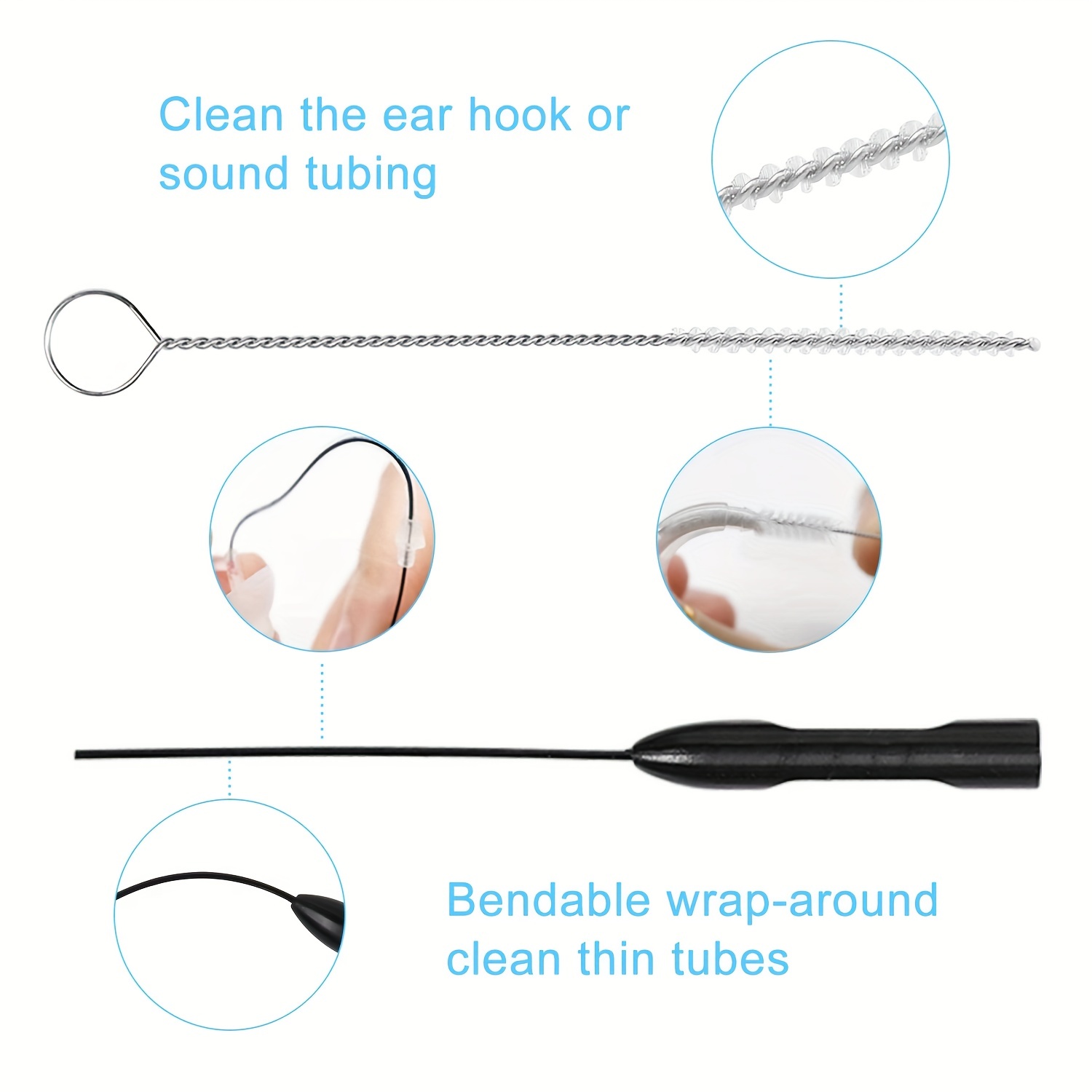 Hearing Aid Amplifier Cleaning Tools, Earbudsheadphonesairpods