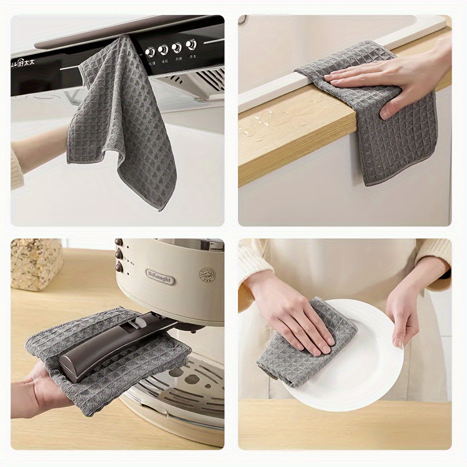 Super Absorbent Towel Barista Towel Rag Bar Coffee Machine Cleaning Cloth  Tableware Household Cleaning Towel Kichen Tools