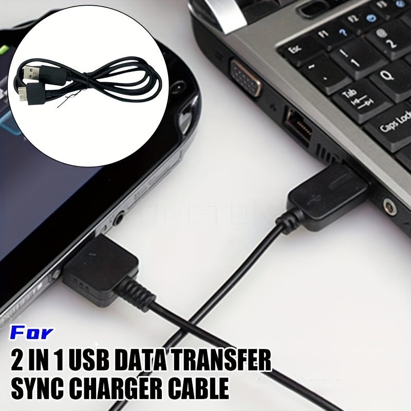 USB Data Sync Chargeur Câble adaptateur de cordon pour SONY PS