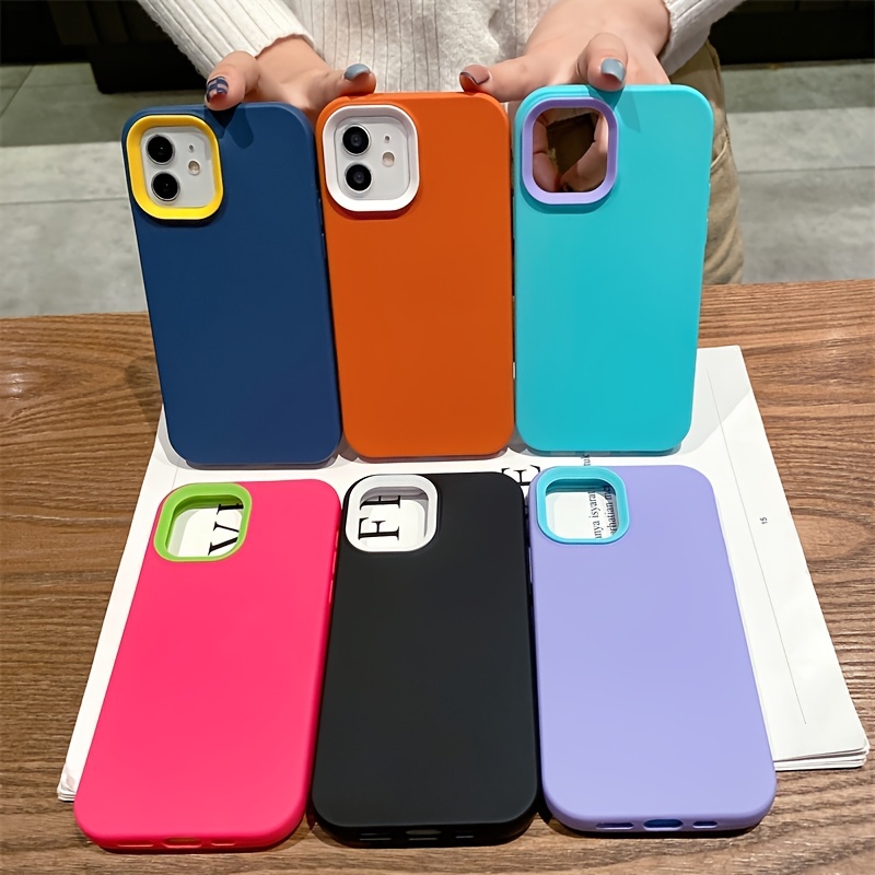 Compatible con [fundas Apple iPhone 8 Plus, iPhone 7 Plus], mujeres y niñas  [verde azulado y rosa] Funda de 3 capas con [ resistente a prueba de
