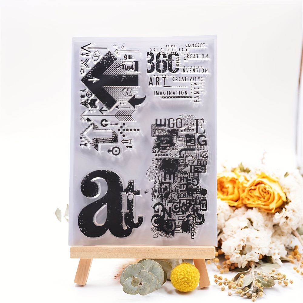 DIY Scrapbooking Artist - Sello de silicona transparente para decoración de  tarjetas, sello transparente de silicona para decoración de álbumes de