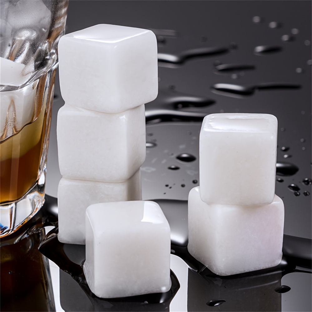 6pcs Food Grade Refreezable Ice Cubes Reusable Ice Cube
