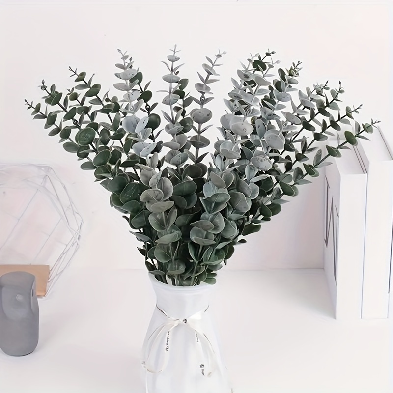 Artificial Eucalyptus Stem Faux Greenery Coffee Table Decor - Temu