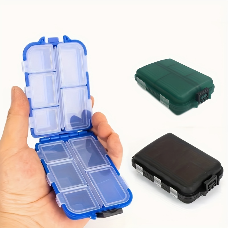 Portable Fishing Gear Box Plastic Bait Hook Rigging Bait - Temu