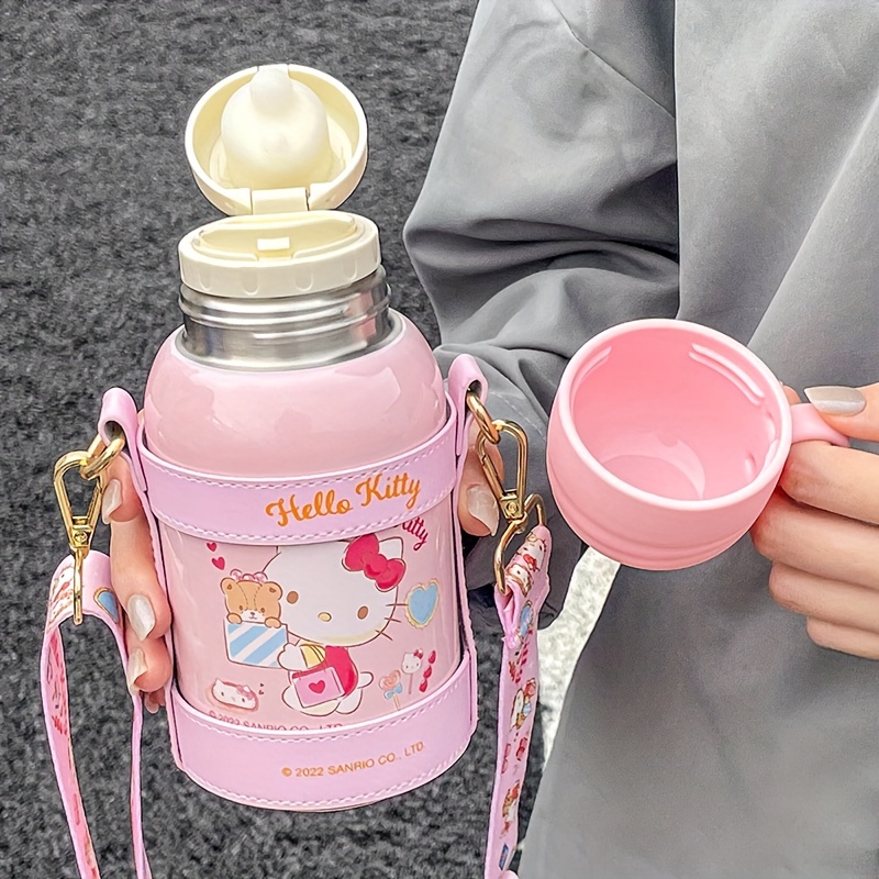 Hellokitty Insulated Water Cup, Children Cute Cup, Straw Cup, Drinking Cup  With Lid, Portable Cup, Christmas Gift - Temu