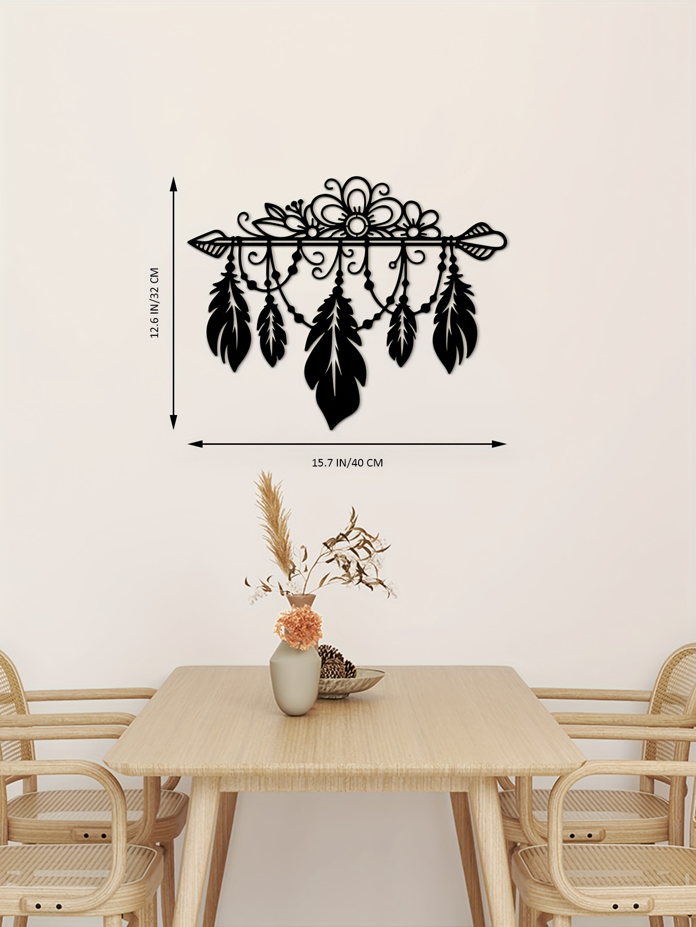 Handmade Straw Decorative Wall Hangings Home Living Room - Temu