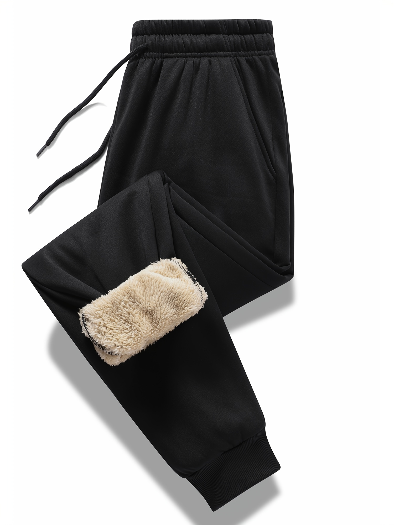 Women's Winter Plus Size Cozy Plush Fur Teddy Joggers Sweatpants Sherpa  Lined Fleece Warm Lounge Pants Long Pants