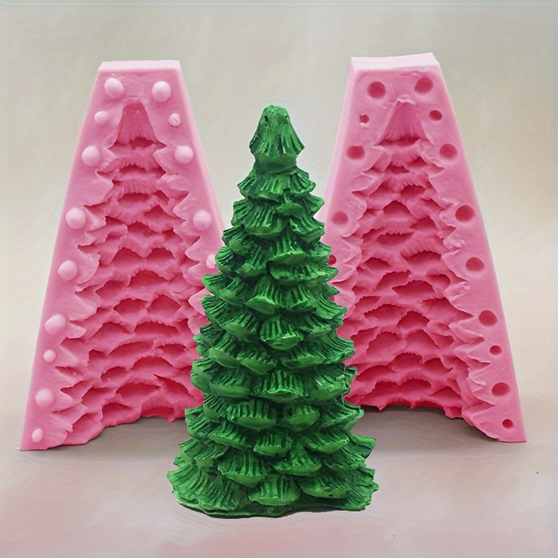 Christmas Silicone Mold Christmas Tree And Christmas Hat - Temu