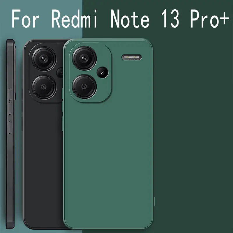 Adecuado Xiaomi Redmi Note 13 Pro+ Funda Silicona Líquida - Temu Mexico