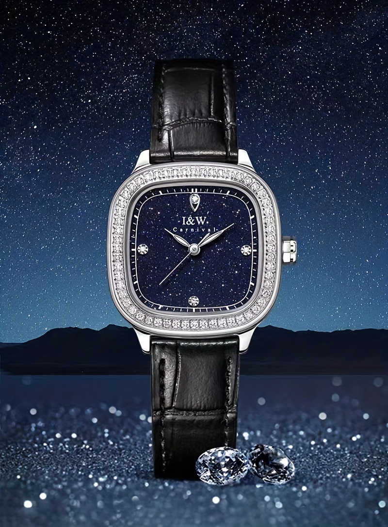 CARNIVAL Montre Pour Femmes Montre Quartz De Luxe Avec Temu