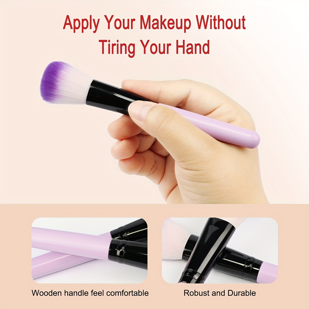 Pinceaux Maquillage : fond de teint, blush, poudre