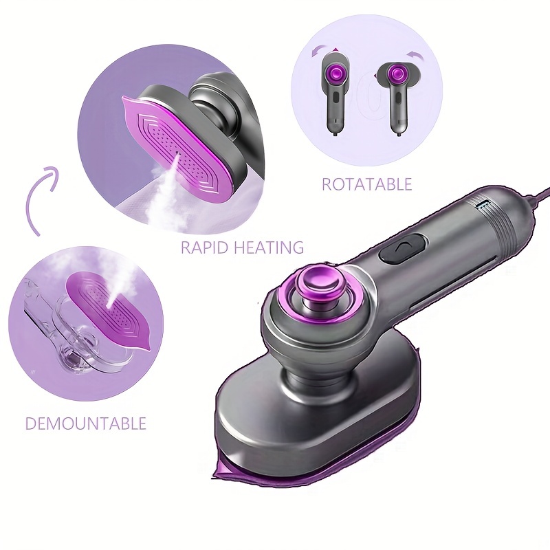 1 Mini Portable Small Iron, 180 Rotatable Foldable Handheld Ironing  Machine, Fast Heating Support For Dry And Wet Ironing At Home, Suitable For  Small Electric Irons At Home And On Business Trips 