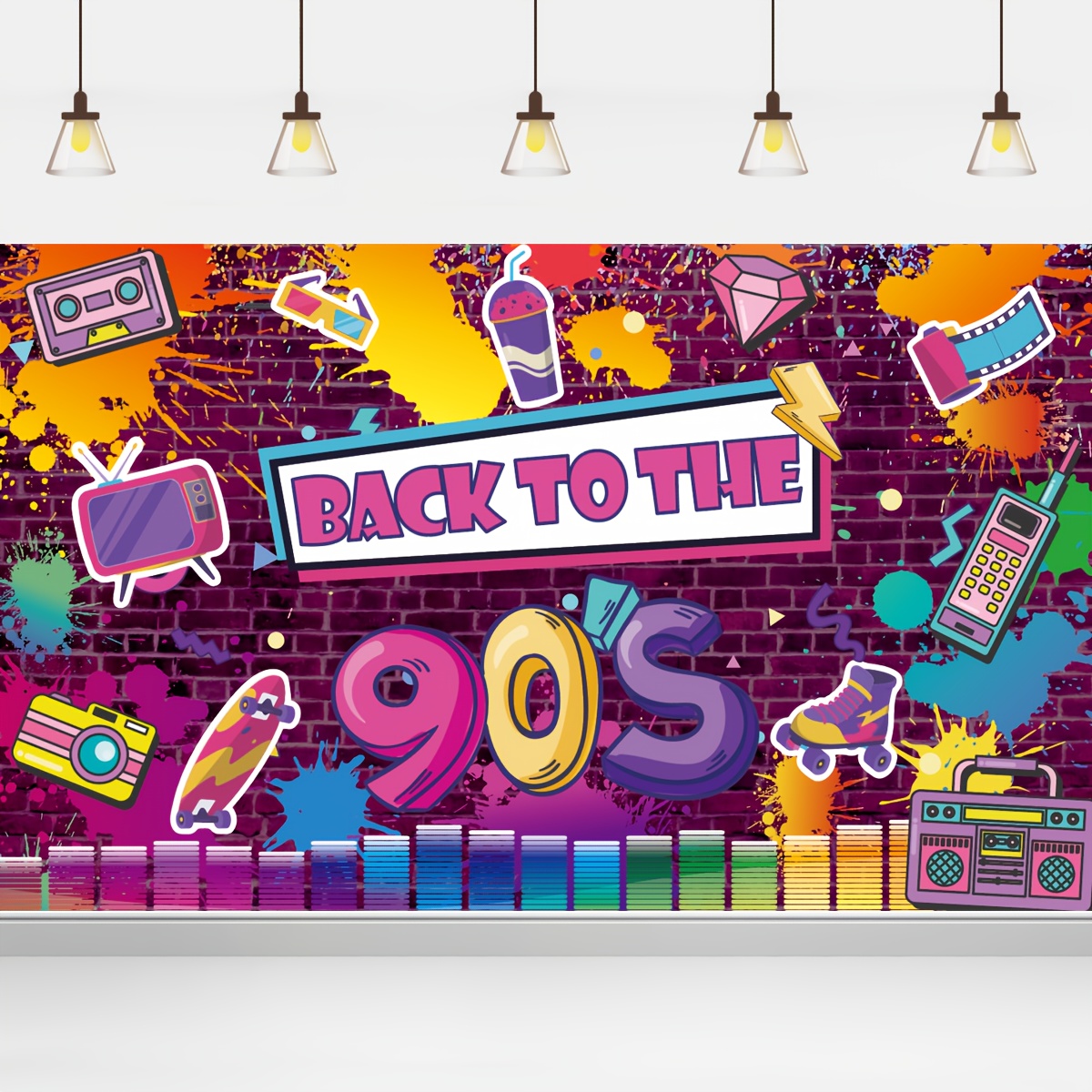 90s theme background