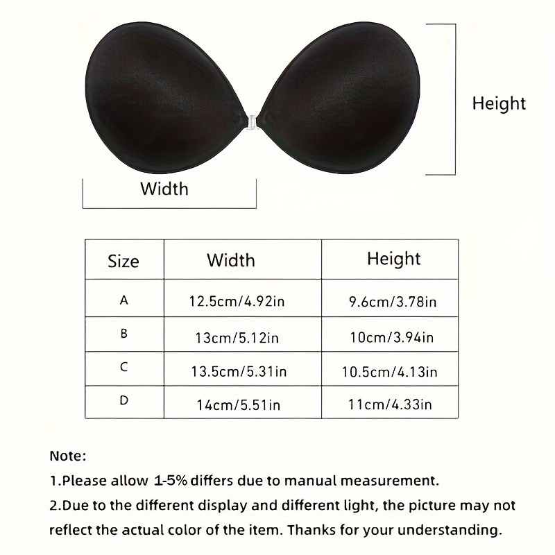 Invisible Stick-On Lift Bra, Strapless & Seamless Push Up Self-Adhesive  Silicone Bra, Women's Lingerie & Underwear