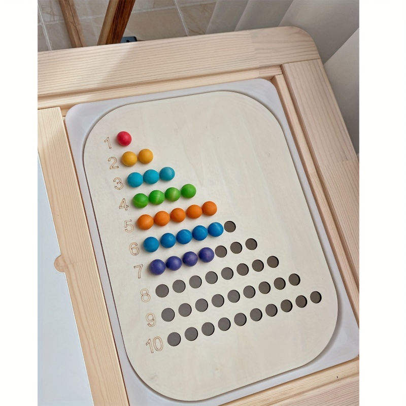 Children's Sensory Tray Table Game Wooden Tile Children's Sensory