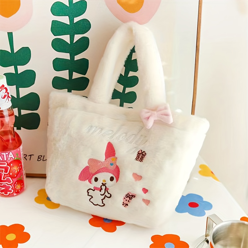 Miniso Canvas Shoulder Bag, Kawaii Cinnamoroll Kuromi Hello Kitty Pochacco  Handbag - Temu Australia