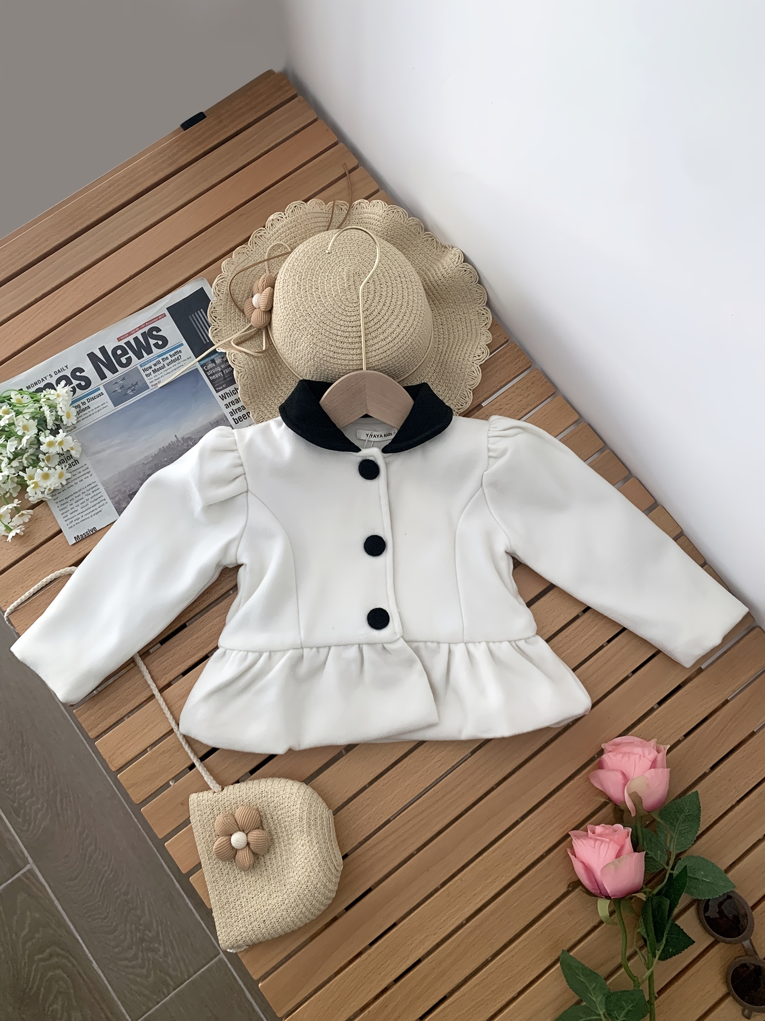 Baby girl best sale polo coat