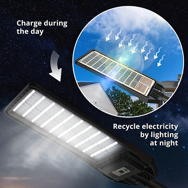 1pc solar outdoor street light double sided charging led light 300w 200w 100w 50w street light solar powered suitable for details 7