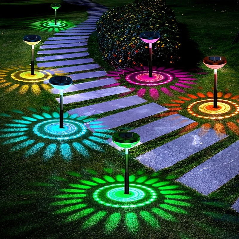 Lampe solaire de jardin pour extérieur - Décoration de jardin - Lampe  solaire de jardin (piquet de terre, lampe décorative, LED, 19,5 cm, boule  en