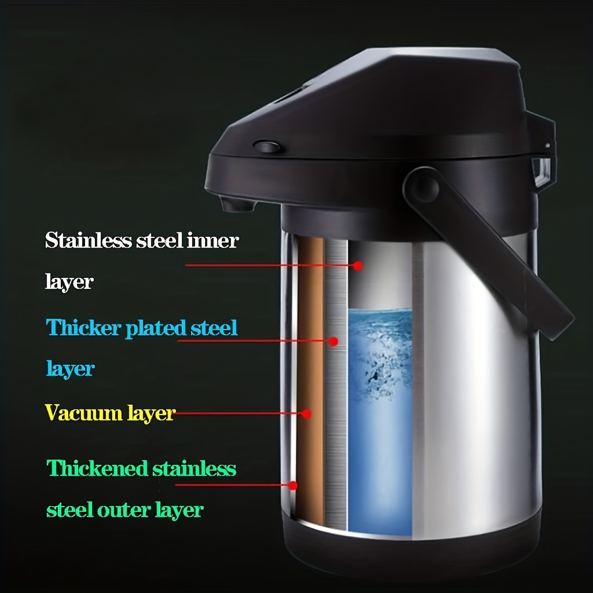 Stainless Steel Hot Beverage Dispenser