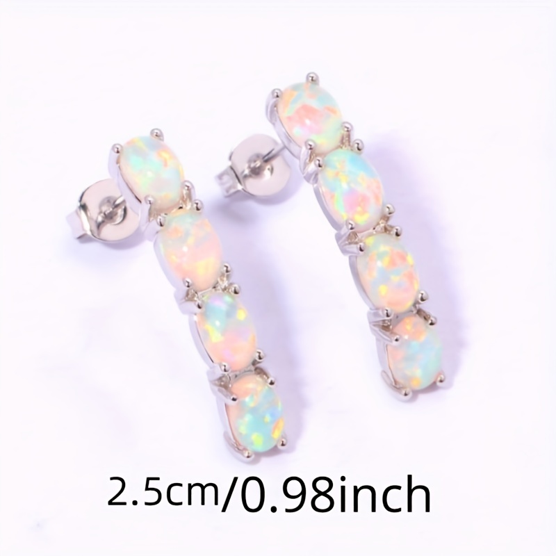 Stone Couple Earrings Set, 1 Pair