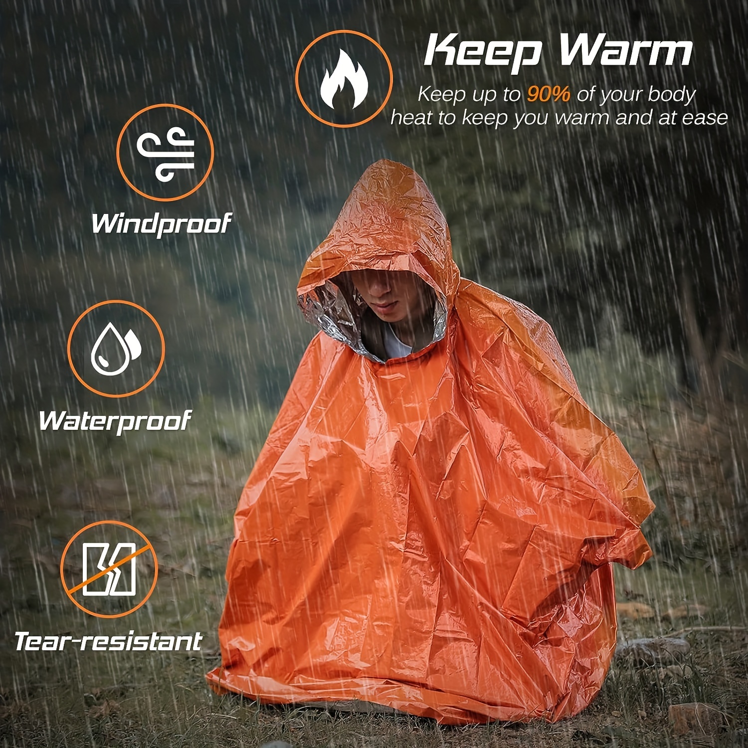 Warm raincoat cheap