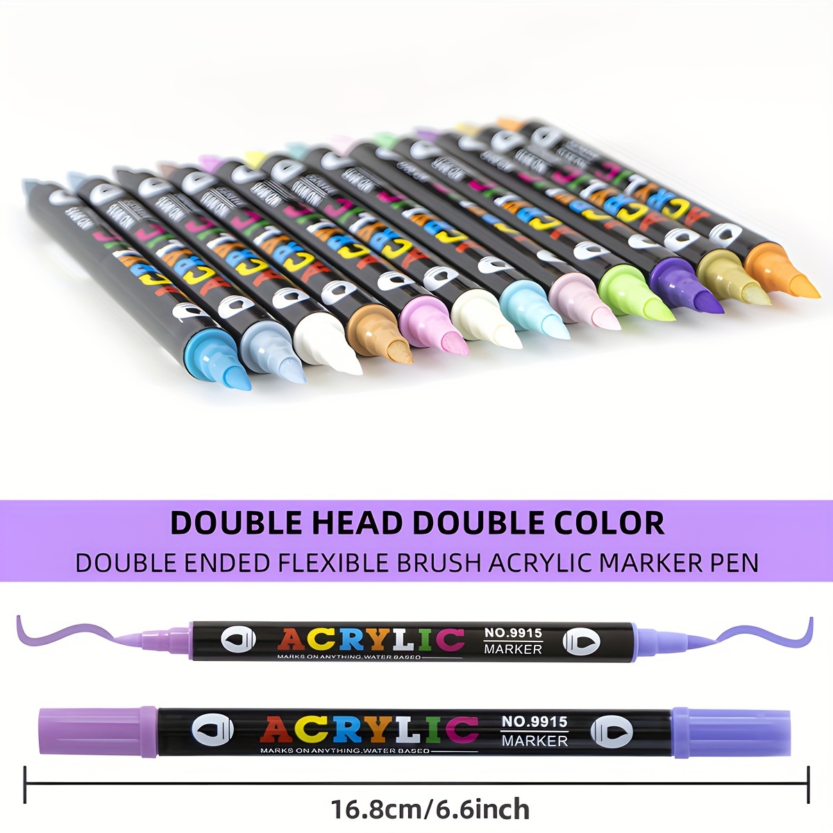 24 48 Colors Double ended Art Markers Coloring Sketching - Temu