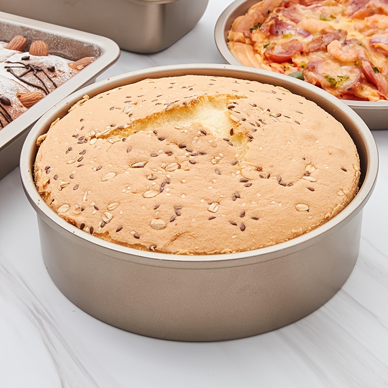 1pc Cake Pan Cheesecake Pan With Removable Bottom Round Cake Pans Baking  Tools Kitchen Utensils, Shop On Temu And start Saving
