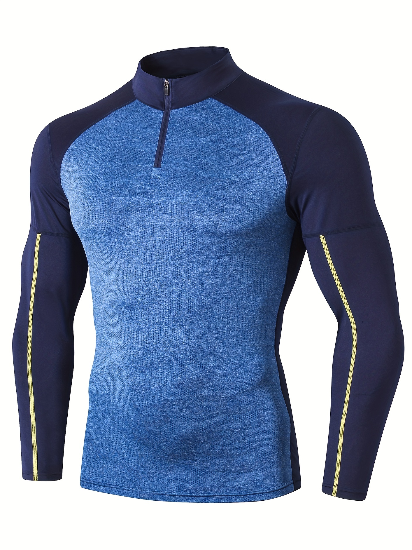 Men's High-Neck Fitness Long-Sleeved PRO Sports Running Long