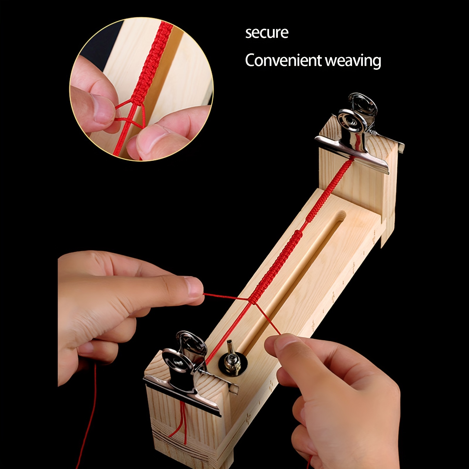 Wooden Woven Bracelet Maker Tools Set for DIY Paracord Bracelet Jewelry  Making 
