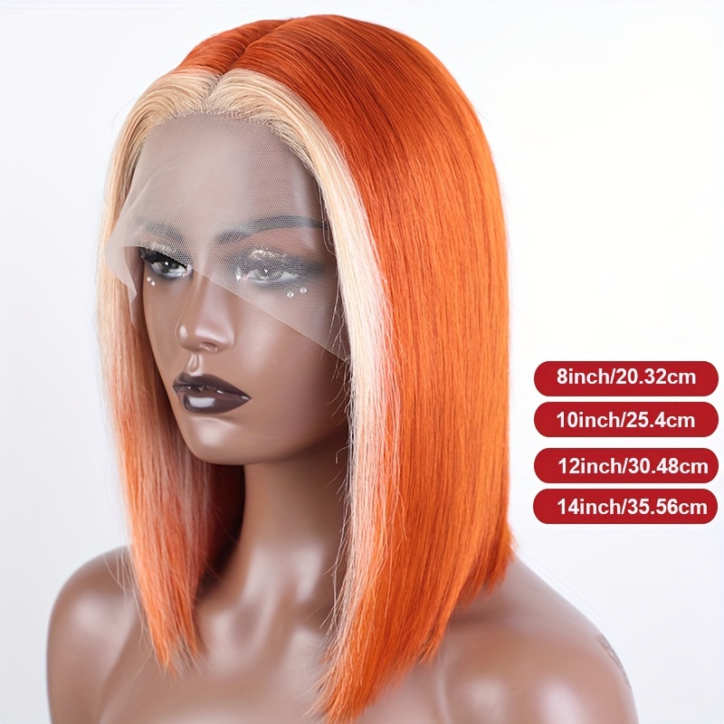13x6 Lace Front Human Hair Wigs Blonde Wigs with Dark Root Pre Plucked 150%  Full