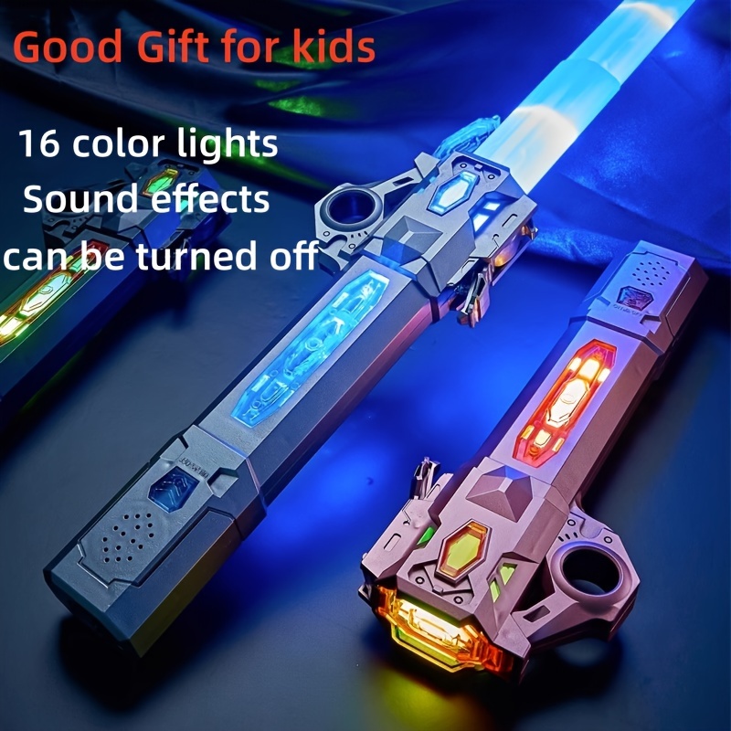 Star Wars llevó juguetes de espada láser con sonido e iluminación para niños  niños, accesorio de cosplay de sable de luz