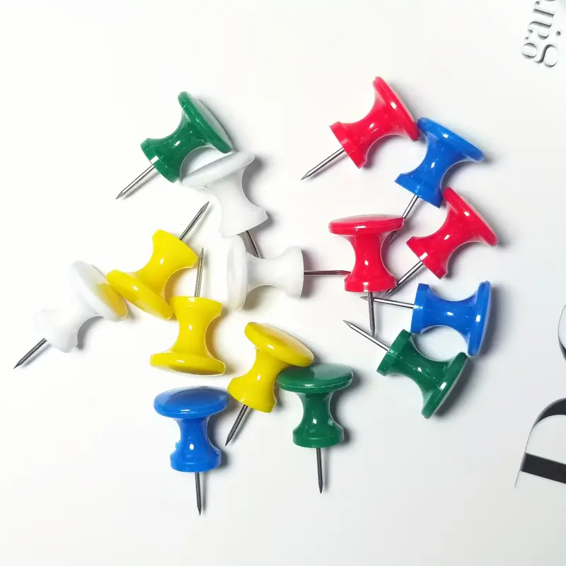Large Push Pins Assorted Colors For Cork Board Thumb Tacks - Temu